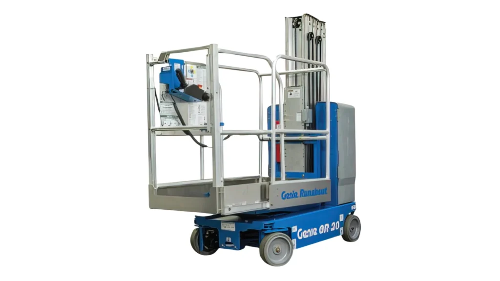 Genie GR-20 Mast Boom Lift 32_ Electric