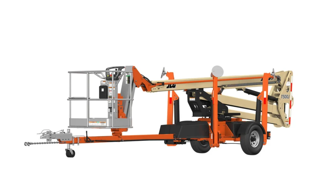 JLG T500J Towable Boom Lift, 45_-50_