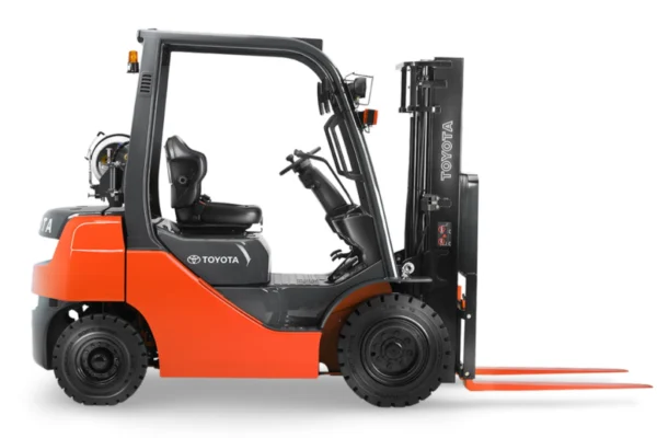 Toyota 8FGU25 | 5000LB | Warehouse Forklift | 4-Stage Propane