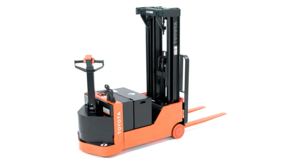 Toyota 3,000 lbs. Walk-Behind Electric Pallet Stacker