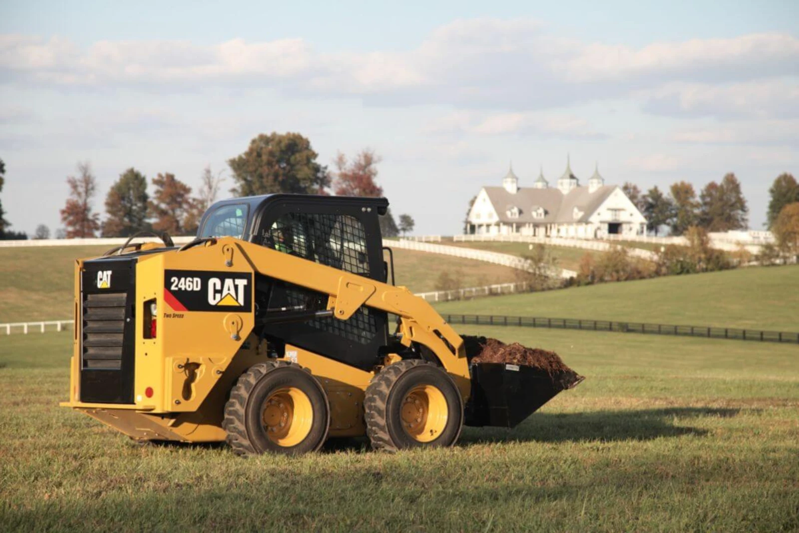 how to operate a skid steer