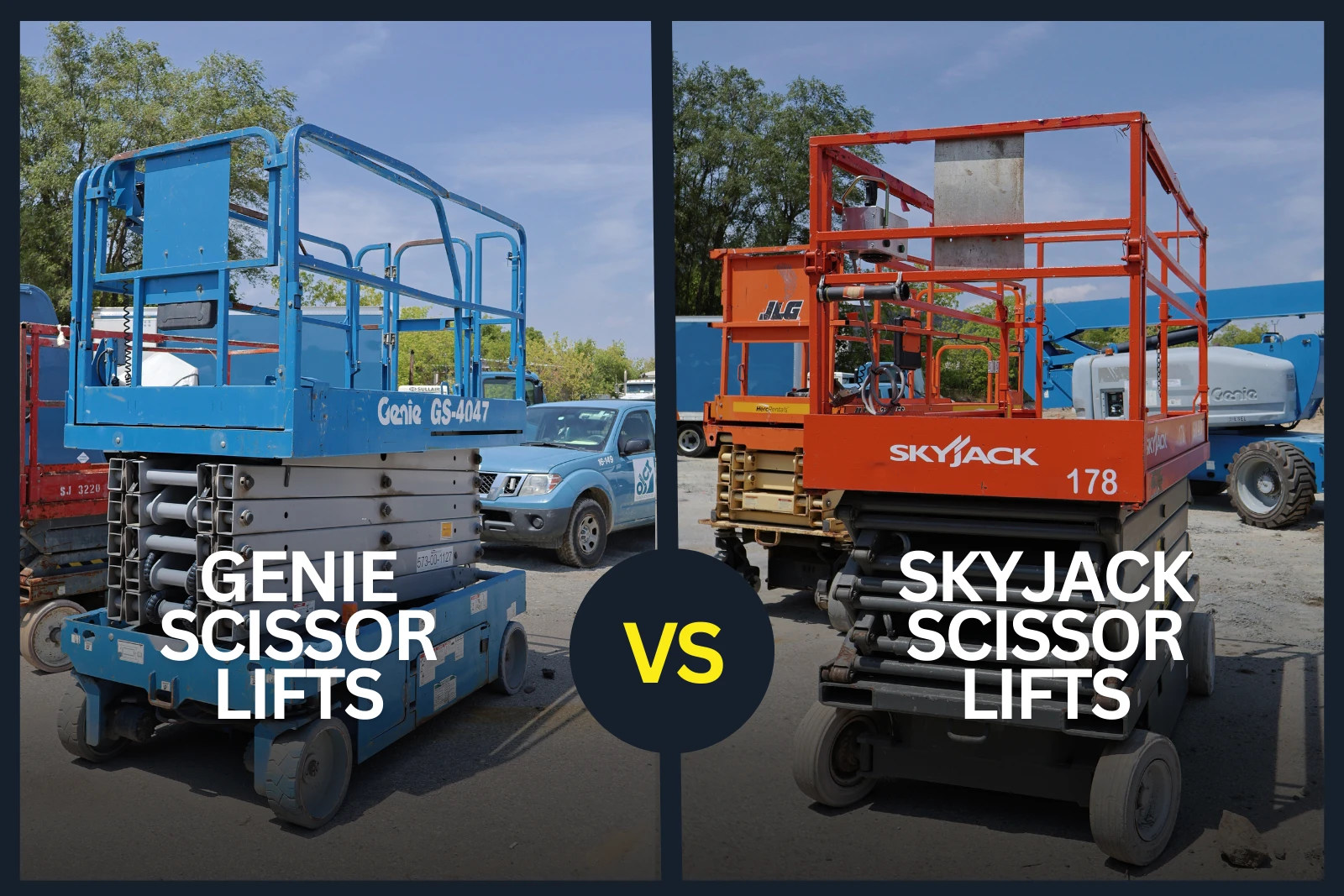 Skyjack vs Genie scissor lifts